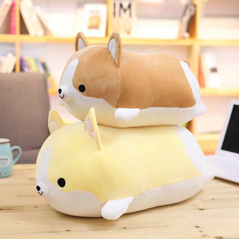Cuddly Corgi Plush Pillow