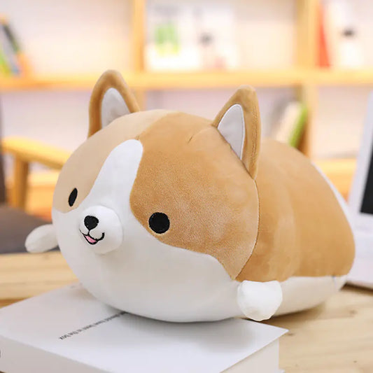 Cuddly Corgi Plush Pillow