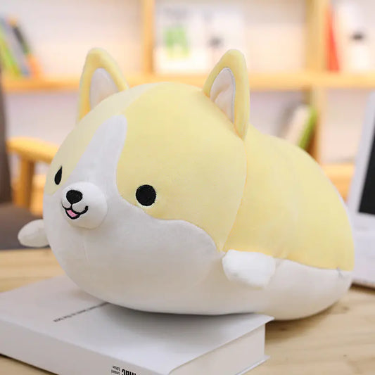 Cuddly Corgi Plush Pillow