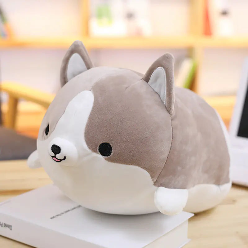 Cuddly Corgi Plush Pillow
