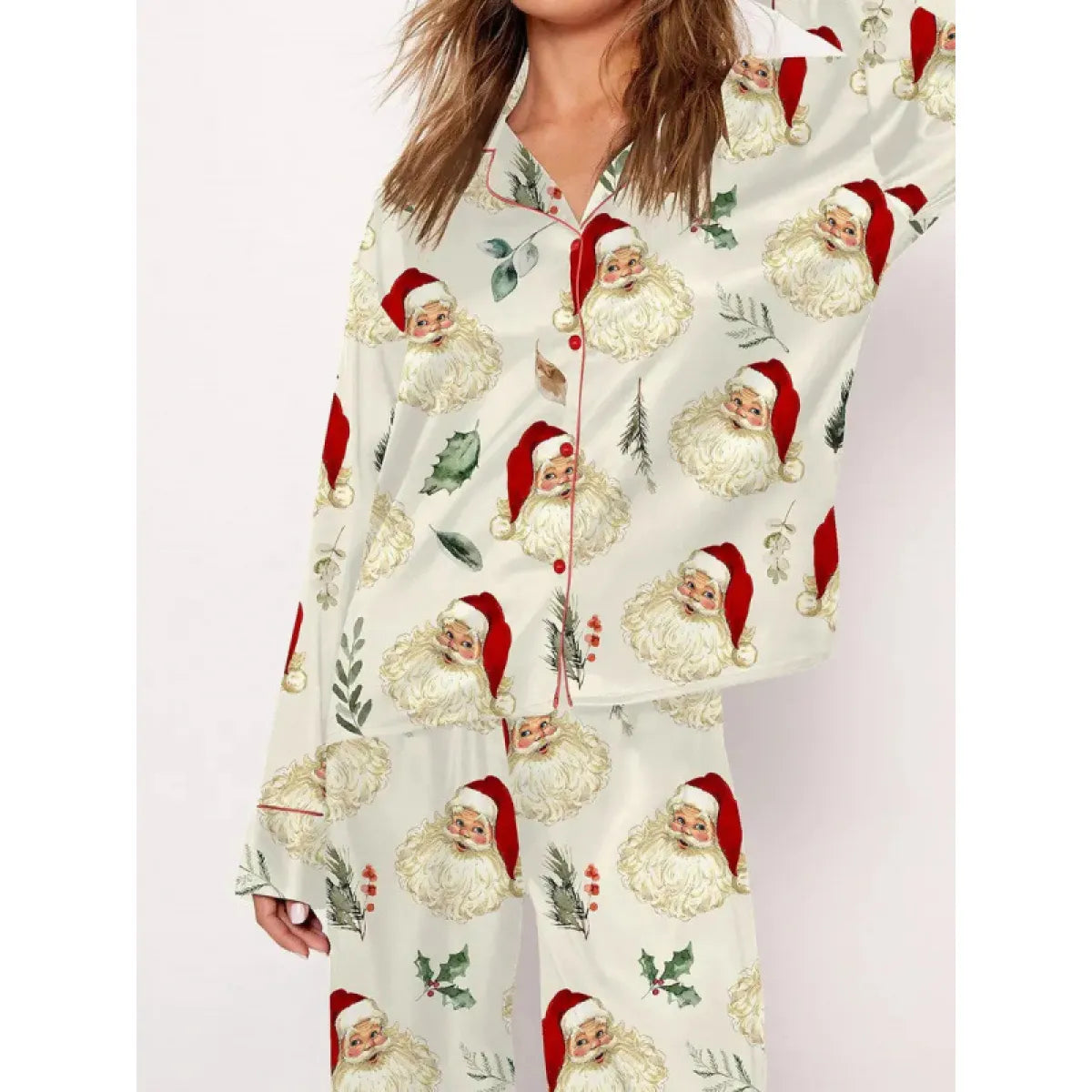 Graphic Design Satin Pajamas