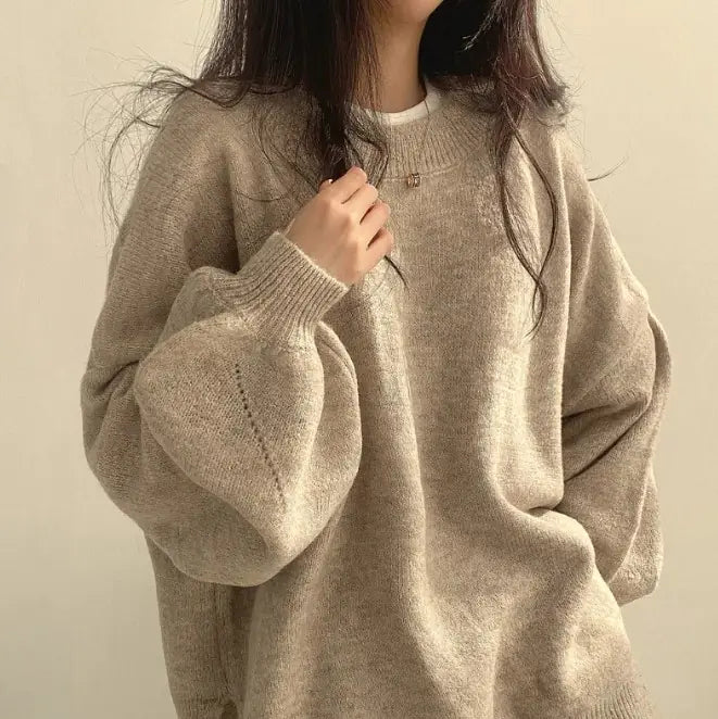 Oversized Neutral Sweater